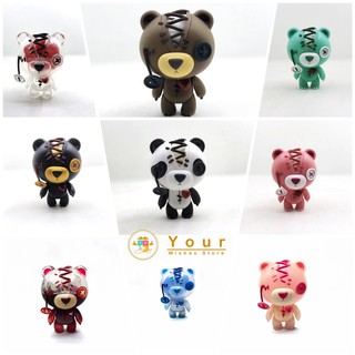 สินค้า ตุ๊กตาหมี เท็ดดี้แบร์ Toy Raggedy Bear กล่องสุ่ม แบบสุ่ม (7.5cm) ของเล่น ของสะสม ของขวัญ สุ่ม 🇨🇳