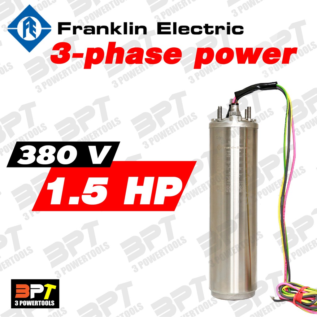 เฉพาะมอเตอร์-มอเตอร์ปั๊มซับเมอร์ส-franklin-1-5-hp-3-เฟส-380-v-แท้100-ส่งฟรี