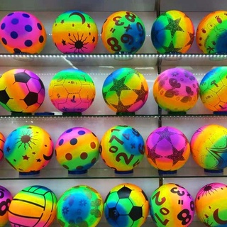 ภาพขนาดย่อของภาพหน้าปกสินค้าลูกบอลยาง ลูกบอลเด็ก 8 นิ้ว, 10 นิ้ว จากร้าน sirirat_nanna บน Shopee