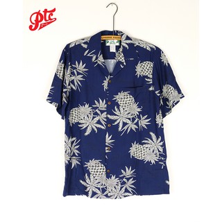 ภาพหน้าปกสินค้าเสื้อฮาวาย Two Palms Hawaiian Shirt Pineapple Map Navy ที่เกี่ยวข้อง