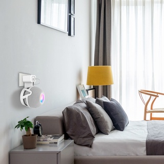 ภาพขนาดย่อของภาพหน้าปกสินค้าWall Mount Stand Hanger for HomePod Mini Smart Speaker Outlet Holder Space Saving Bracket Wall Shelf For Homepod OnlyFor US Plug จากร้าน smallbee.th บน Shopee