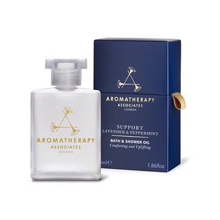 Aromatherapy Associates London (อโรมาเธอราพี เเอซโซซิเอส ลอนดอน) - Support Lavender &amp; Peppermint Bath &amp; Shower Oil (55m)