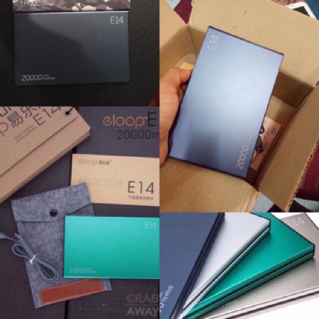 ใส่โค้ด-newchma-ลด-100-บาท-power-bank-eloop-e14-ของแท้-20-000-mah