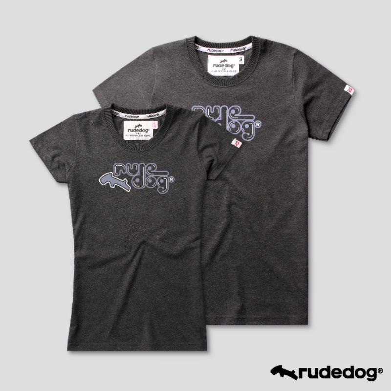 rudedog-เสื้อยืดชาย-หญิง-สีท็อปดำ-รุ่น-led-ราคาต่อตัว