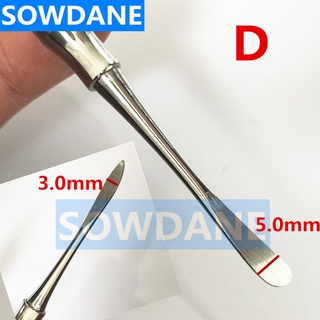 Dental Implant Periosteal Elevator for Reflecting and Retractor Dental Oral Surgical Instrument Tool Double Ends Stainle