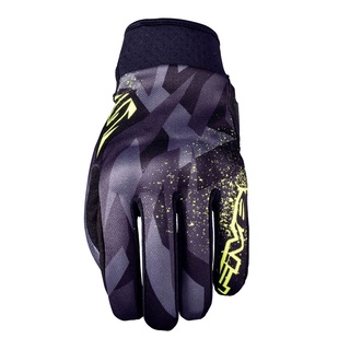 FIVE Advanced Gloves - Globe Replica, Camo Fluo Yellow - ถุงมือขี่รถมอเตอร์ไซค์