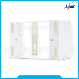 ภาพหน้าปกสินค้าLINK US-2015WH : Plastic WALL BOX 2 X 4\" (ลึก 38 mm.) ที่เกี่ยวข้อง