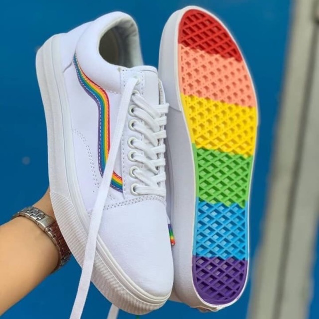 Rainbow vans 2018 sale