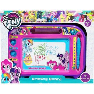 My Little Pony Drawing Board กระดานเเม่เหล็กมายลิตเติ้ลโพนี่ 4 สี กระดานวาดภาพและลบได้