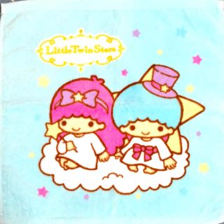 ผ้าเช็ดหน้าขนหนู Little Twin Stars ลายลิขสิทธิ์แท้จาก Sanrio