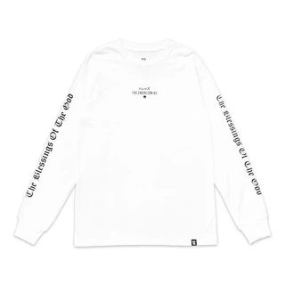 TZ God Is Dope Long Sleeve Tee - White