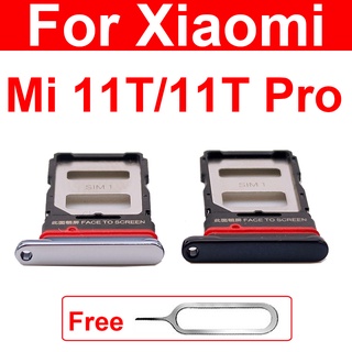 ถาดซิมการ์ด สําหรับ Xiaomi Mi 11T Mi 11T Pro 21081111Rg 2107113อะแดปเตอร์ซิมการ์ด SG
