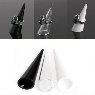 BST✿1Pc Plastic Finger Cone Fingertip Ring Stand Display Showcase Holder Storage