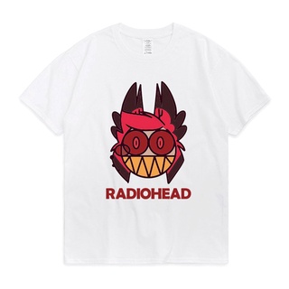 เสื้อยืดอินเทรนด์ผู้ชายอินเทรนด์ผู้หญิงเสื้อยืดแขนสั้น ผ้าฝ้าย 100% พิมพ์ลาย Radiohead Pablo Honey Tour สไตล์วินเทจ แฟชั