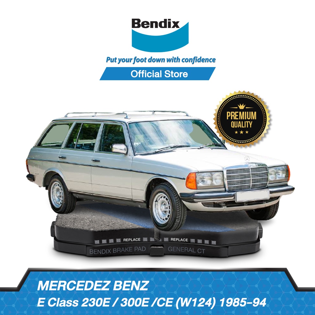 bendix-ผ้าเบรค-benz-w124-230e-300e-ce-ปี-1985-94-ดิสเบรคหน้า-ดิสเบรคหลัง-db425-db328