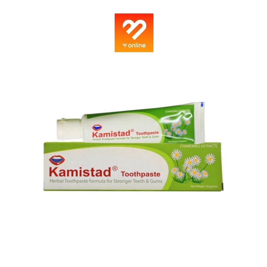 kamoplus-toothpaste-20g-ยาสีฟัน-คาโมพลัส-ยาสีฟันสมุนไพร-แก้ปัญหากลิ่นปาก-แผลร้อนใน-แผลในปาก