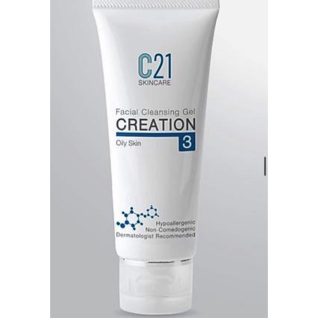 c21-facial-cleansing-gel-creation-no-3-50ml-100-ml-สำหรับผิวมันมาก