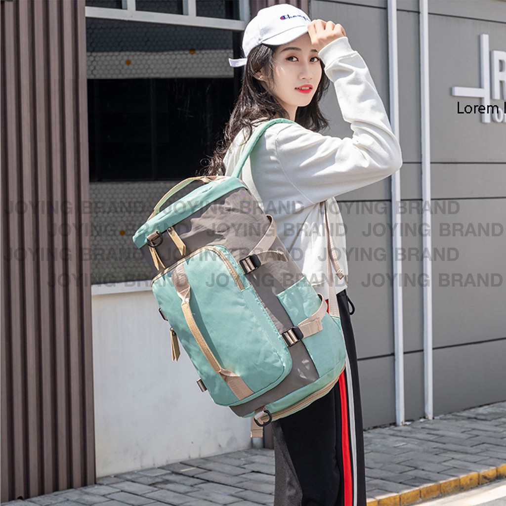 กระเป๋าเป้เดินทาง-3in1-backpack-bag-เป้-เป้เดินทาง-กระเป๋าเดินทาง-เป้แฟชั่น-กระเป๋าสะพายหลัง-รุ่น-ba-184-สีเขียว