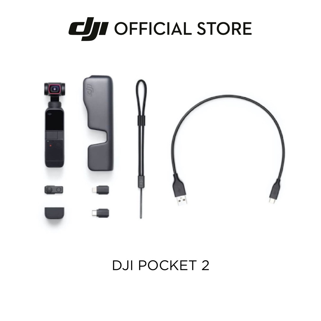 dji-pocket-2-black-และ-sunset-white-ดีเจไอ-กล้องพกพาถ่ายภาพนิ่งชัด-64mp-และวิดีโอระดับ-4k-60fps