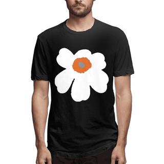 เสื้อยืด พิมพ์ลายกราฟฟิค Marimekko Unikko สีกากี สําหรับผู้ชาย