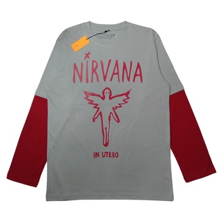 เสื้อแขนยาว แบบสองชั้น | Nirvana In Utero