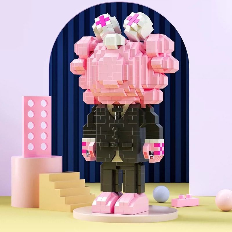 kaws-sesame-street-building-blocks-ของเล่นเด็กเพื่อการศึกษาเชิงสร้างสรรค์เพื่อการศึกษา