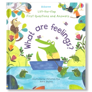 DKTODAY หนังสือ USBORNE LIFT-THE-FLAP FIRST QUESTIONS AND ANSWERS WHAT ARE FEELINGS ?