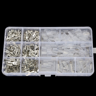 270pcs product combination Kit Quick connector male bus 2.8/4.8/6.3mm connector crimp patch terminal with insulating sleeve for wire