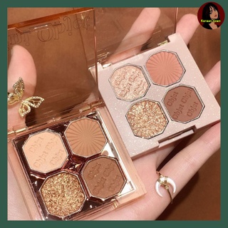 DIKALU COCO VENUS พาเลทอายแชโดว์ 4 สี เนื้อดินน้ำมัน เนื้อใยไหม เนื้อแมท ประกายชิมเมอร์