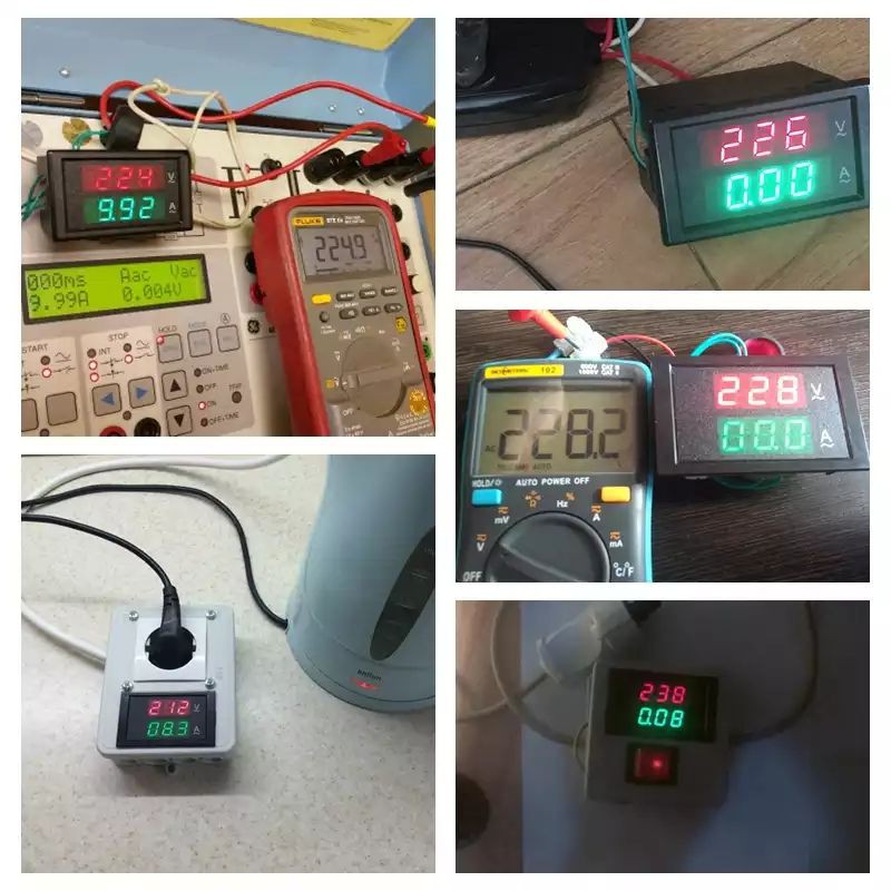 ดิจิตอล-ac-โวลต์มิเตอร์แอมป์มิเตอร์-ac-80-300v