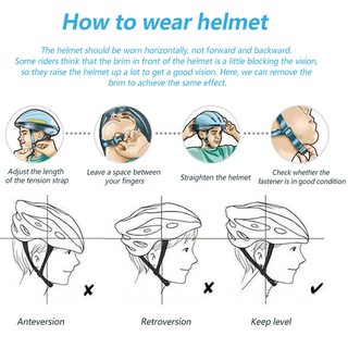ภาพขนาดย่อของภาพหน้าปกสินค้าหมวกจักรยาน หมวกกันน็อคจักรยาน หมวกนิรภัยสำหรับจักรยาน Bicycle helmets จากร้าน sportsman_life บน Shopee ภาพที่ 3