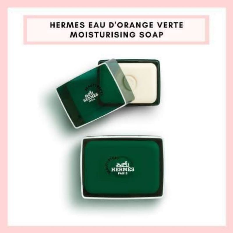 แทั-100-สบู่-hermes-พร้อมกล่อง-eau-dorange-verte-soap-ขนาด-50g