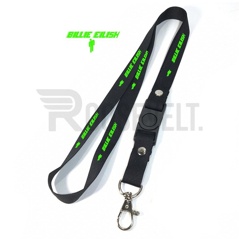 billie-eilish-lanyard-สายคล้อง-พวงกุญแจ-ที่แขวนบัตรประชาชน-ที่แขวนโทรศัพท์มือถือ-สายคล้องป้ายชื่อ