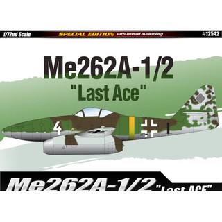 โมเดลประกอบ Academy Model 1/72 AC12542 Me262A-1/2 "LAST ACE"