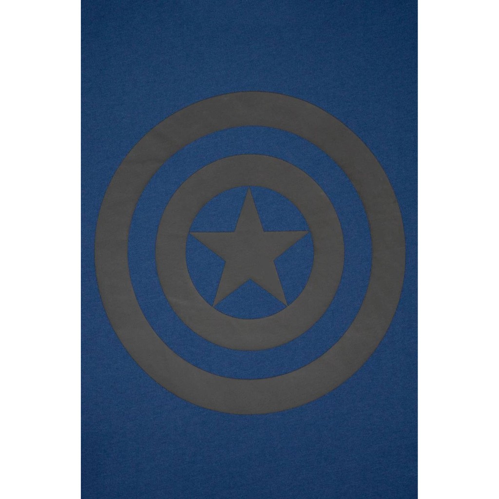 เสื้อยืดมาร์เวล-โล่กัปตันอเมริกา-marvel-captain-america-9520-nv-เปลี่ยนสีเมื่อโดนแดด