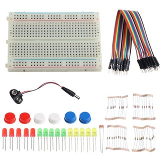 Diy Starter Kit Mini Breadboard Led Jumper ลวดทดสอบ Arduino Uno R 3 Brzone