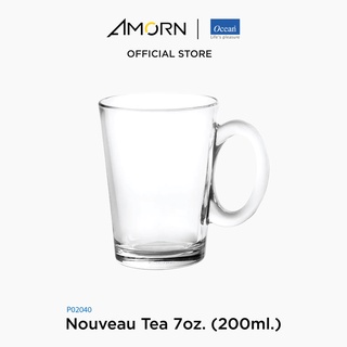 AMORN - (Ocean) P02040 Nouveau Tea [1กล่อง(6ใบ)] - แก้วมัค แก้วโอเชี่ยนกลาส  Nouveau Mug 7 oz. ( 200 ml.)