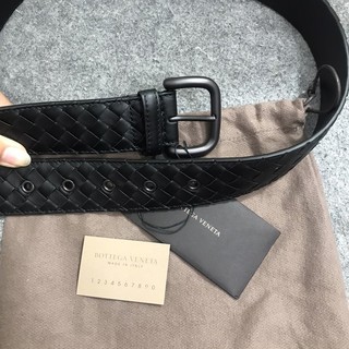 BOTTEGA VENETA NERO BELT SIZE 85/90/95