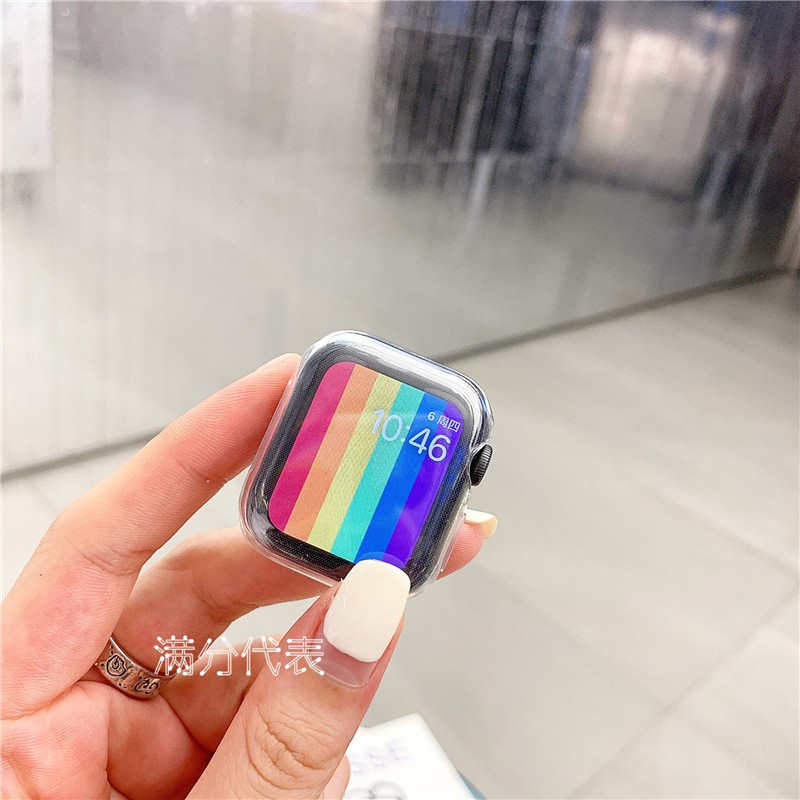 เคส-tpu-นิ่ม-แบบใส-บางพิเศษ-กันตก-สําหรับ-apple-watch-8-7-6-5-4-3-2-se-41-มม-45-มม-38-มม-40-มม-42-มม-44-มม