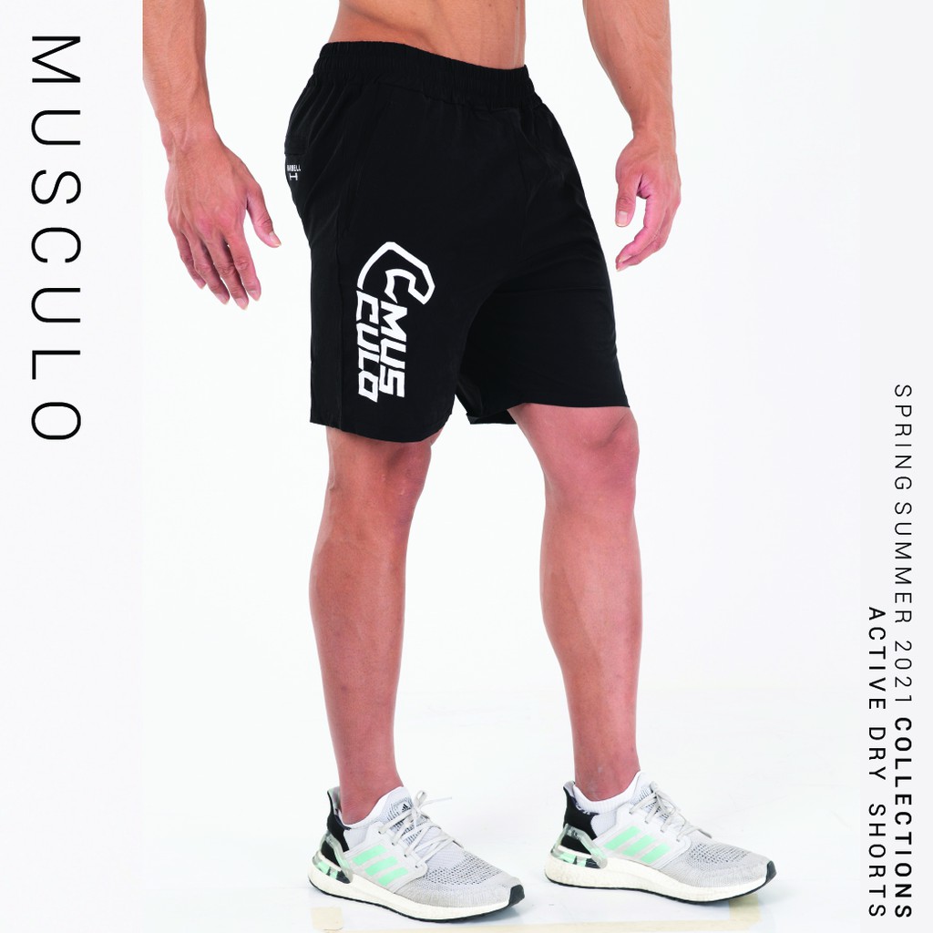 musculo-กางเกงขาสั้นผ้ารุ่ม-active-dry-fw2020