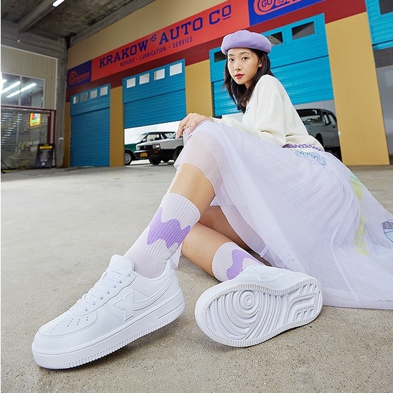 Xtep Women Running shoes รองเท้าผ้าใบลำลอง Travel shoes — รองเท้ากีฬา แบรนด์ Xtep ของแท้ 100% เช็คราคาจาก Shopee Lazada thumbnail 7