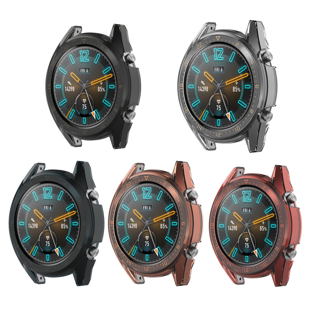 ภาพหน้าปกสินค้าเคส TPU สําหรับ Huawei Watch GT 46 มม. สมาร์ทวอทช์ สร้อยข้อมือ เคสใส ป้องกัน จากร้าน jianchuang01.th บน Shopee