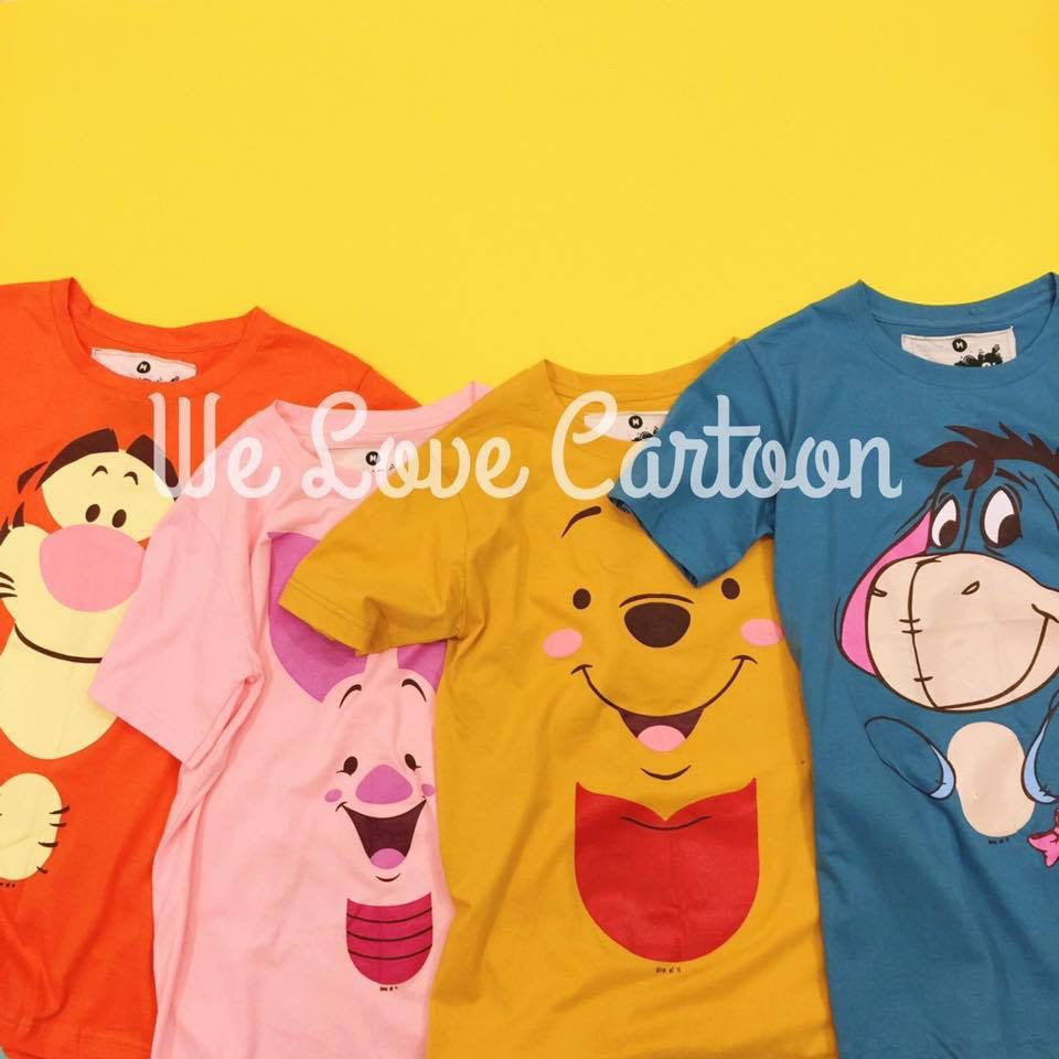 เสื้อยืดลายการ์ตูนวินนี่เดอะพูห์-winniethepooh-ver-1