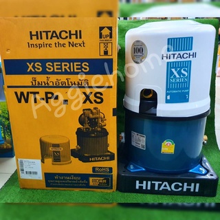 HITACHI ปั๊มน้ำ อัตโนมัติ รุ่น WT-P100XS (ถังกลม) กำลัง 100 วัตต์ ปั๊มน้ำอัตโนมัติ ปั๊มน้ำ