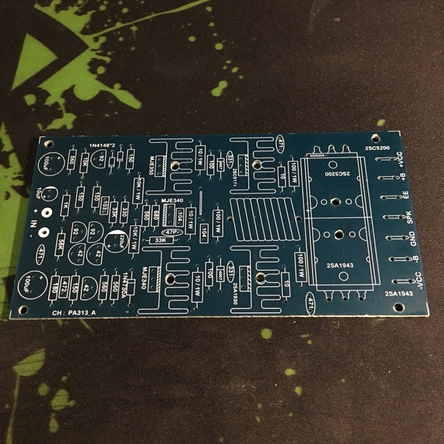 บอร์ดแอมป์-pcbปล่าว-เครื่องขยายเสียง-ไดร์3ชั้น-ap313a