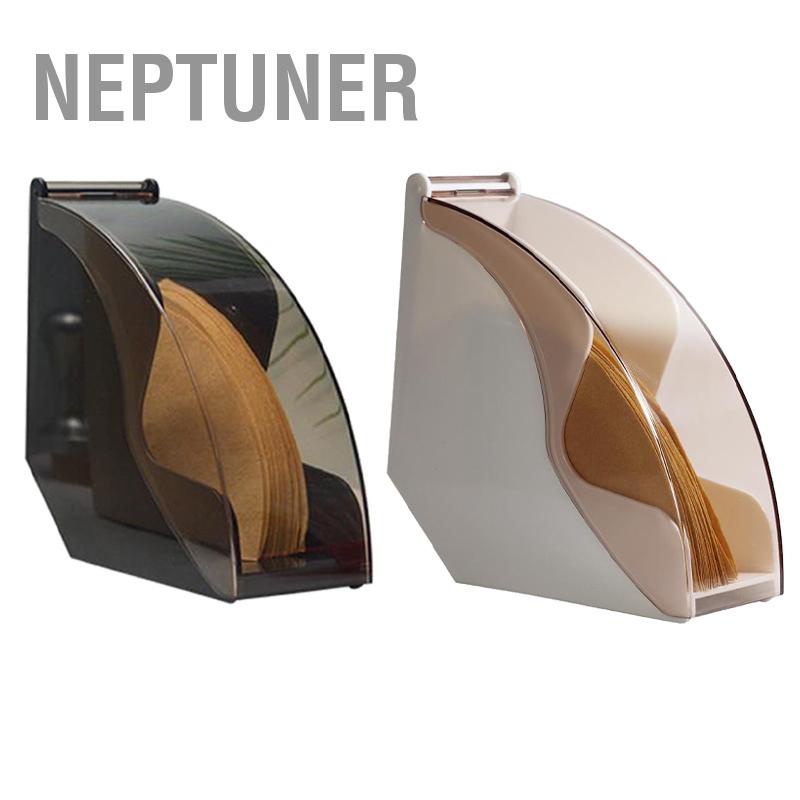 neptuner-กรองที่ใส่กระดาษกรองร้านกาแฟ-กระดาษกรองชนิดพัดลมกระดาษกรองกล่องเก็บกันฝุ่นกล่องกระดาษกรองทั่วไปรูปตัววีพลาสติก