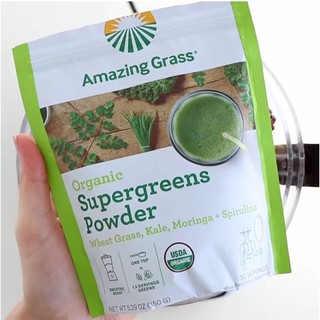 ภาพหน้าปกสินค้า► Organic SuperGreens Powder,ยี่ห้อ Amazing Grass ◄ / สาหร่ายสไปรูลิน่า Organic Spirulina Powder ที่เกี่ยวข้อง