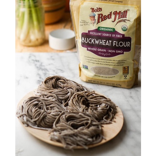 bobs-red-mill-organic-buckwheat-flour-624g-ออร์แกนิค-แป้งบัควีท-ทำมาจากบัควีทธัญพืชเต็มเมล็ด-100