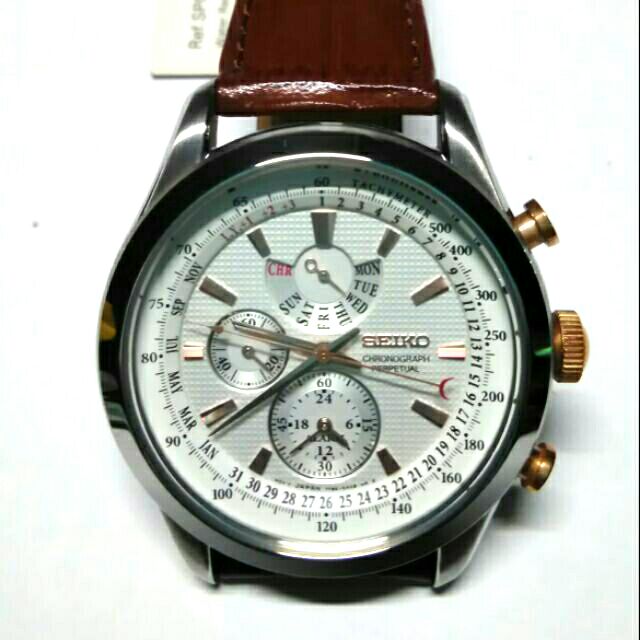 Seiko Perpetual Alarm Chronograph SPC129P1 Shopee Thailand