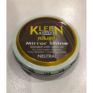 คลีนชูส์ มิร์เรอร์ ชายน์ ขี้ผึ้งขัดรองเท้า KLEEN SHOES ยาขัดรองเท้า สีใส 60 ml KIWI